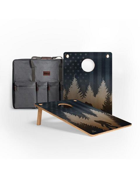 Travel Cornhole Boards Set | Weekender - American Sasquatch