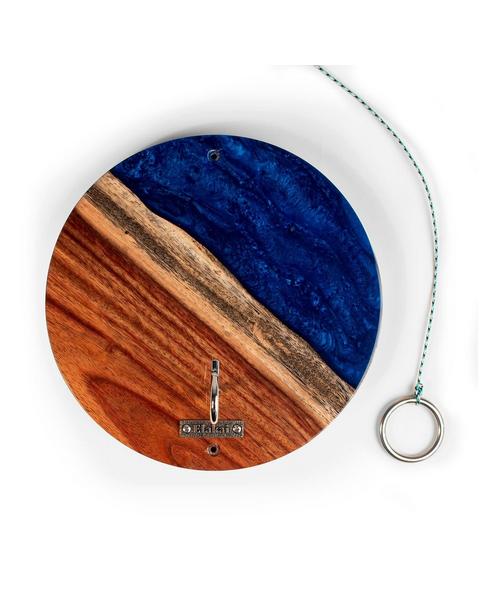 One of a Kind Wood Hook and Ring Toss Game | Blue Pearl