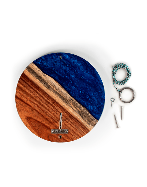 One of a Kind Wood Hook and Ring Toss Game | Blue Pearl