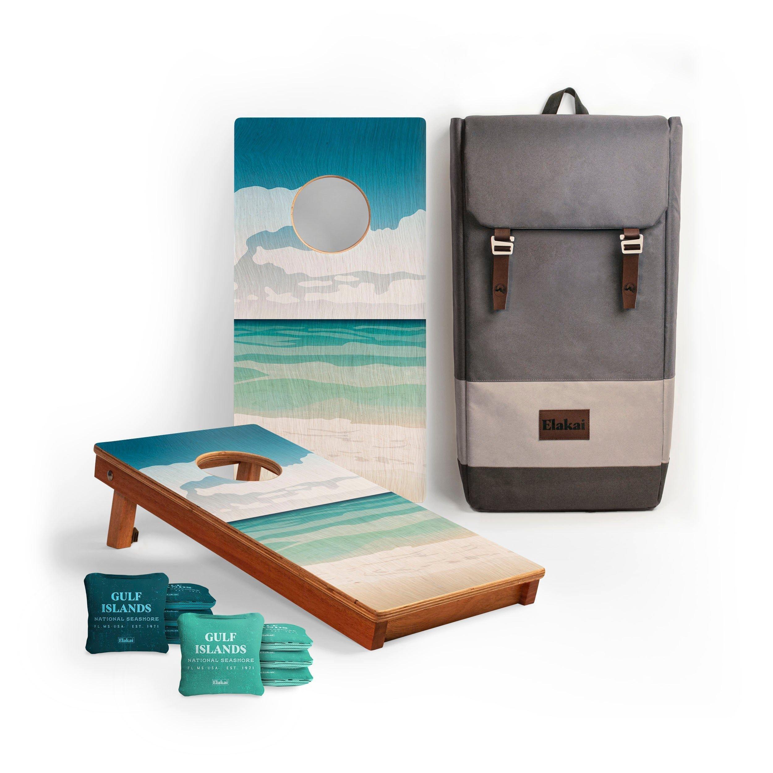 Travel Cornhole Set 1ft x 2ft | Gulf Islands