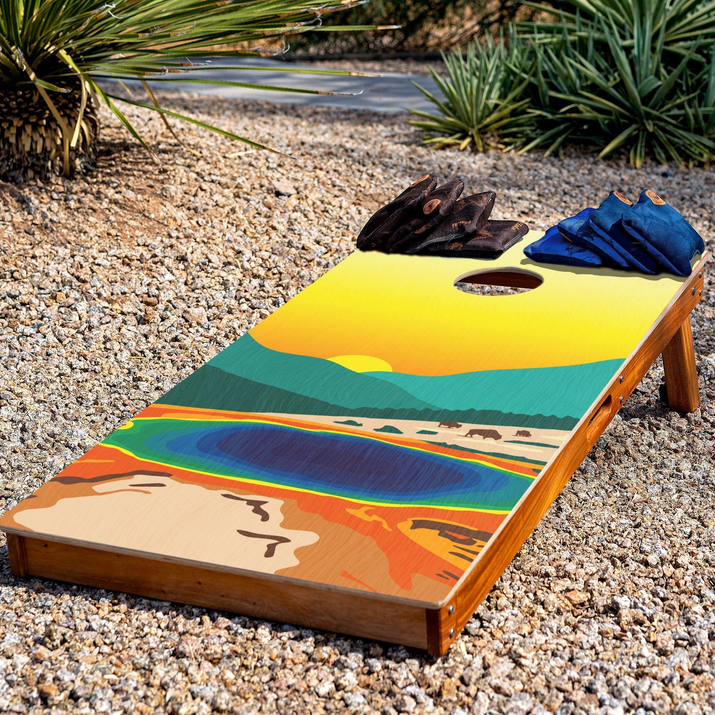 Classic Cornhole Set 2ft x 4ft | Yellowstone image number 2
