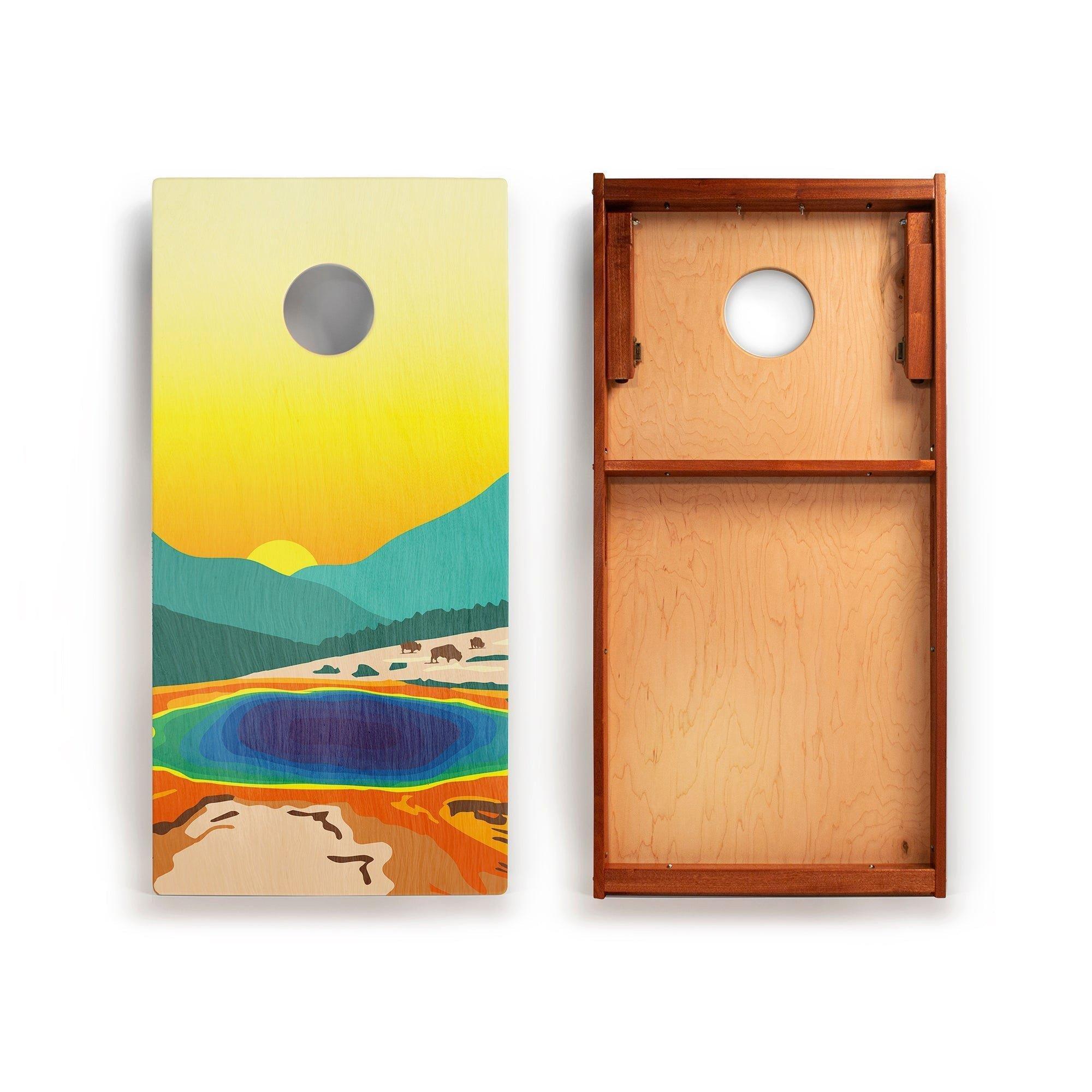 Classic Cornhole Set 2ft x 4ft | Yellowstone image number 1