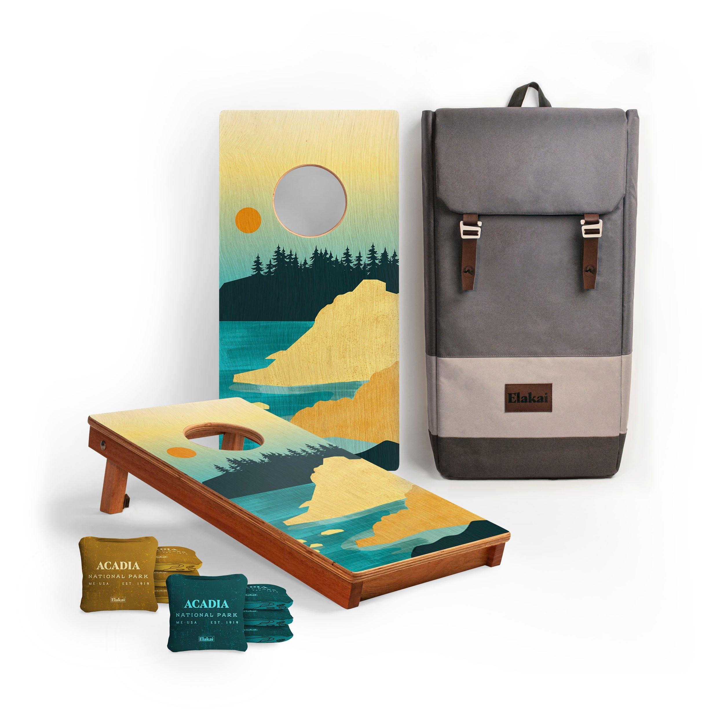 Travel Cornhole Set 1ft x 2ft | Acadia