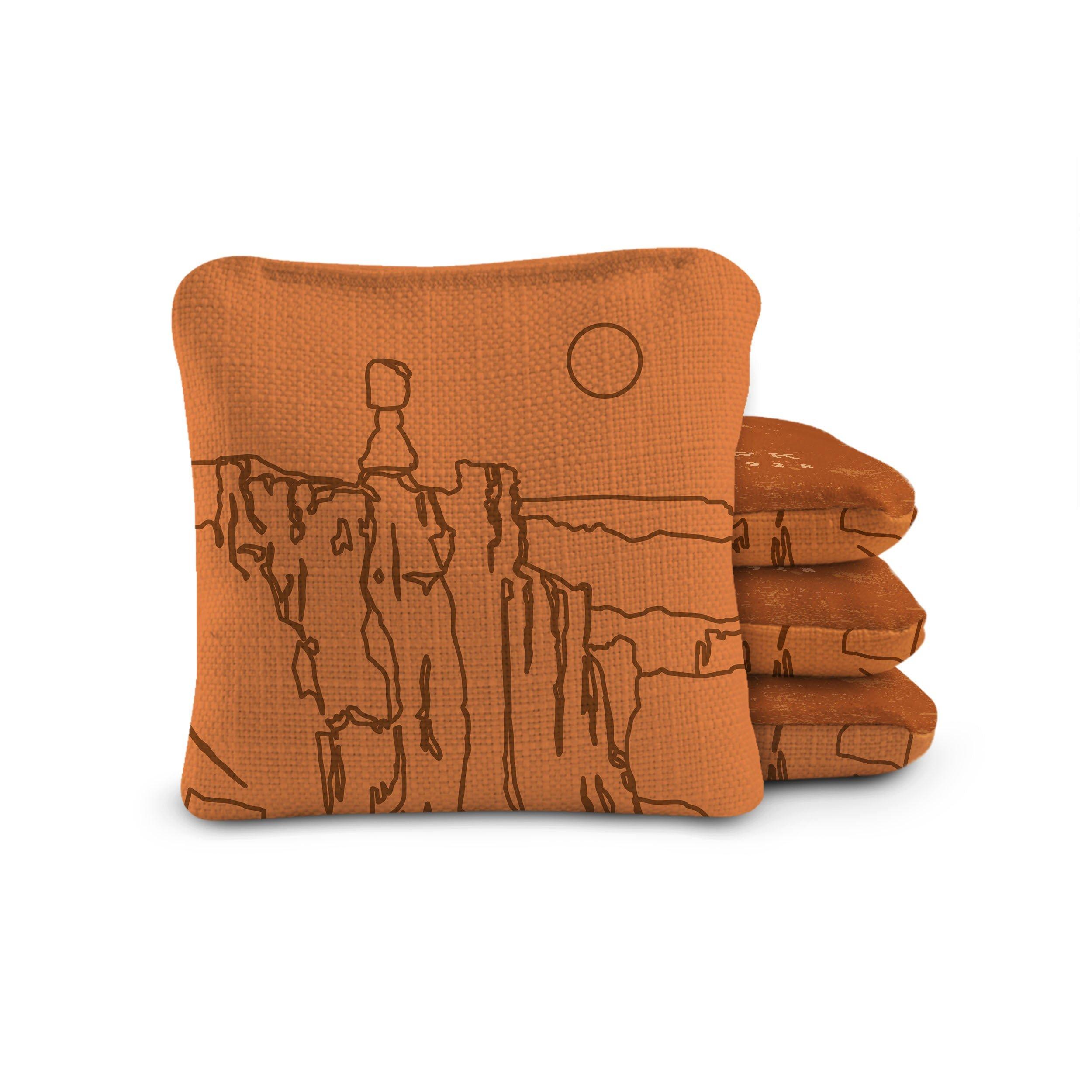 Dual-Sided Cornhole Bags | Bryce Canyon Burnt Orange image number 1
