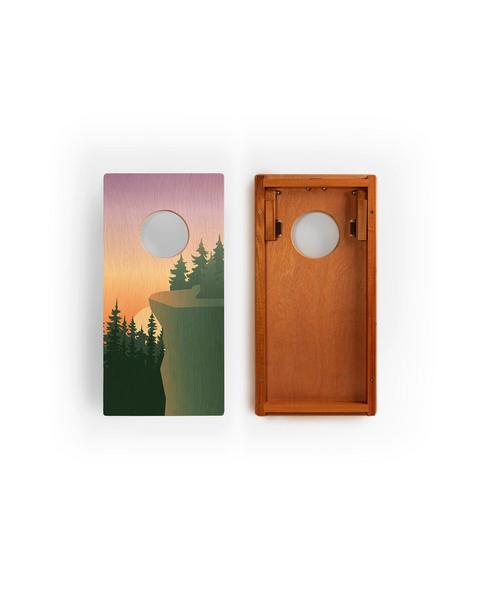 Travel Cornhole Set 1ft x 2ft | Cliff View