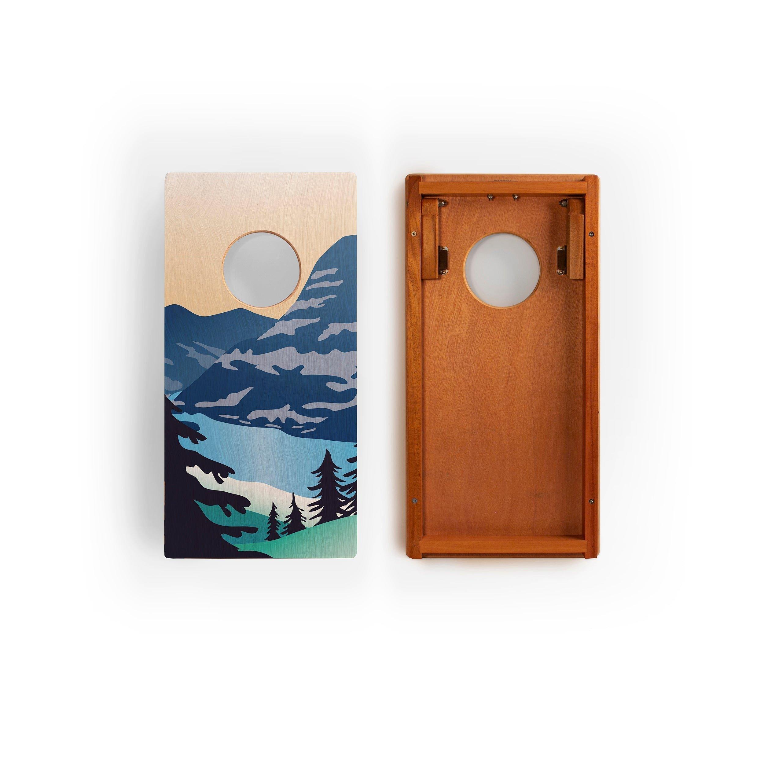 Travel Cornhole Set 1ft x 2ft | Glacier image number 1