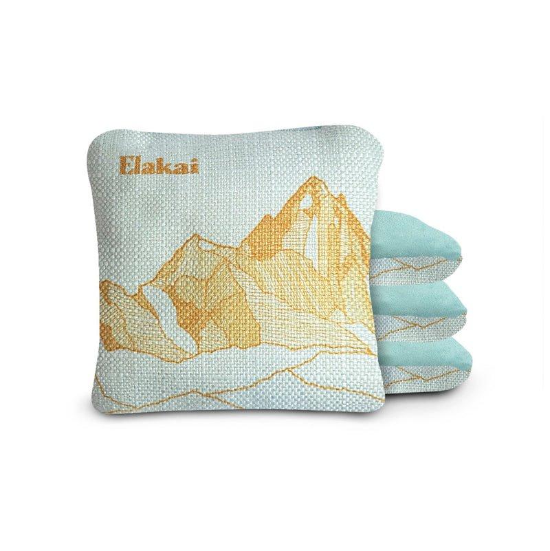 Mount Elakai Cornhole Bags | Light Blue