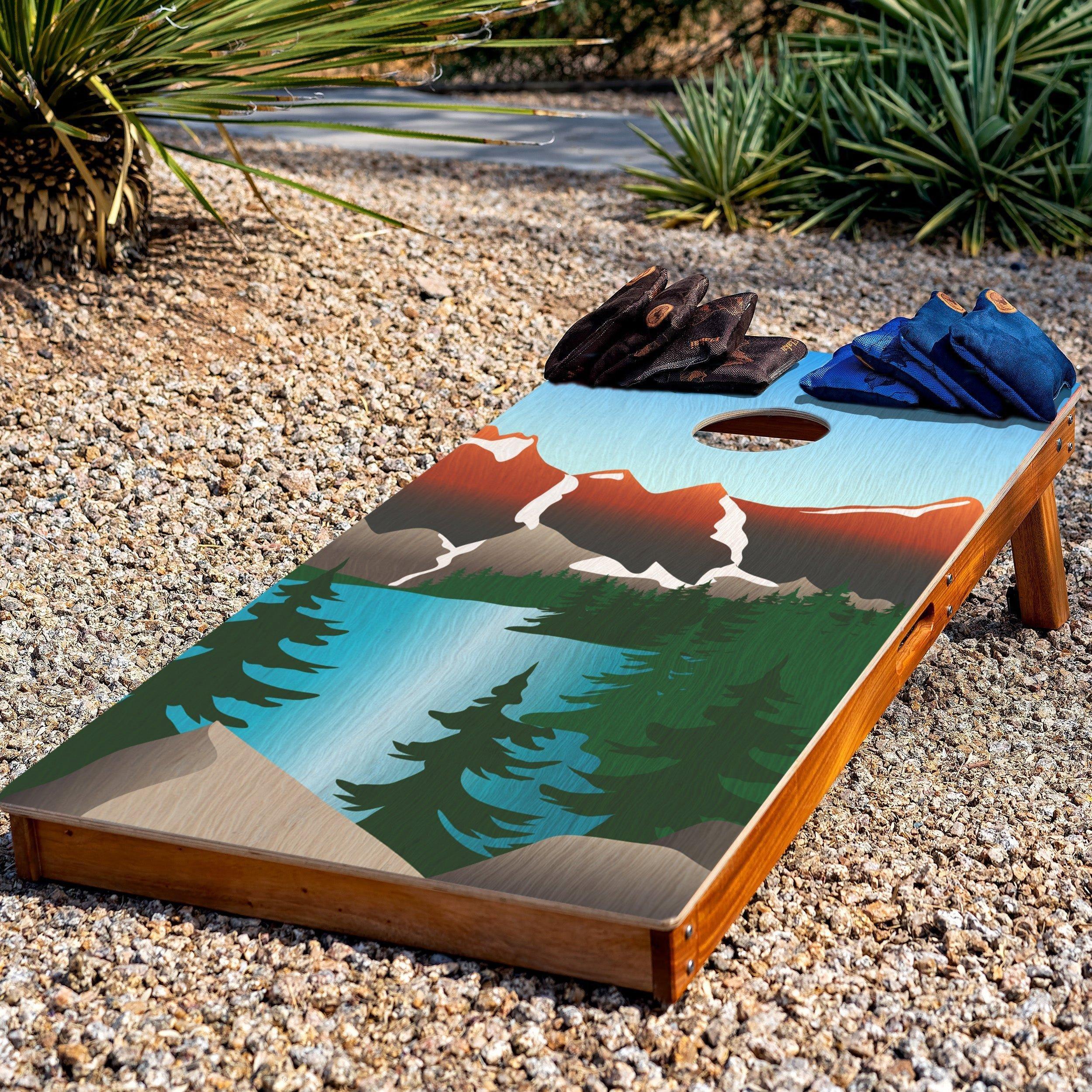 Classic Cornhole Set 2ft x 4ft | Rocky Mountains image number 2