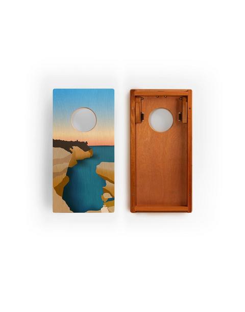 Travel Cornhole Set 1ft x 2ft | Pictured Rocks