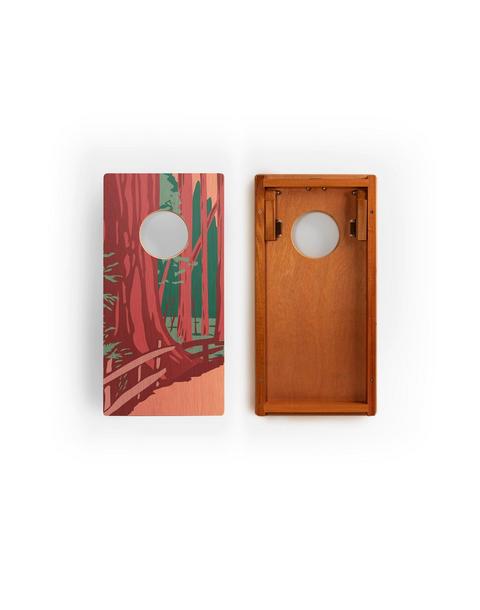 Travel Cornhole Set 1ft x 2ft | Redwoods
