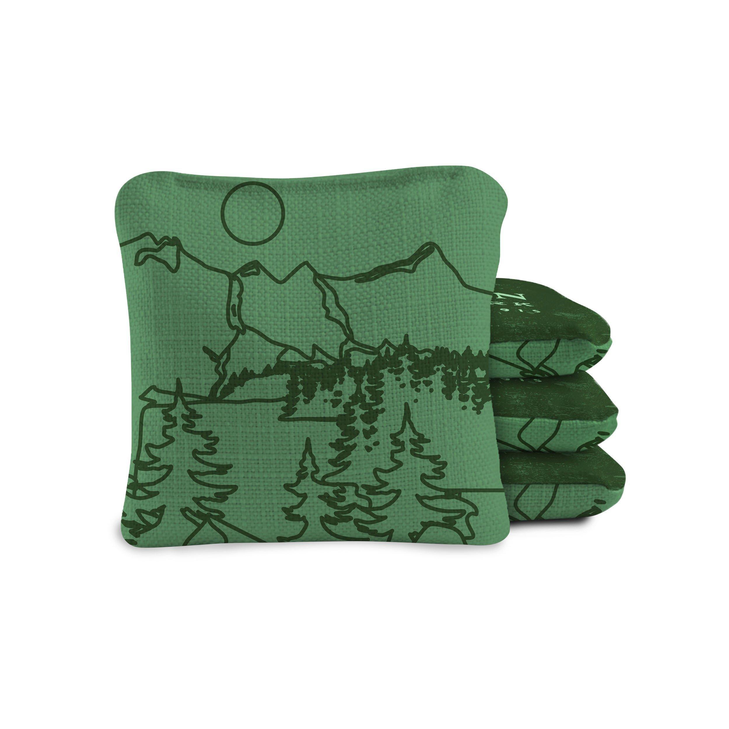 Dual-Sided Cornhole Bags | Rocky Mountain Green image number 1