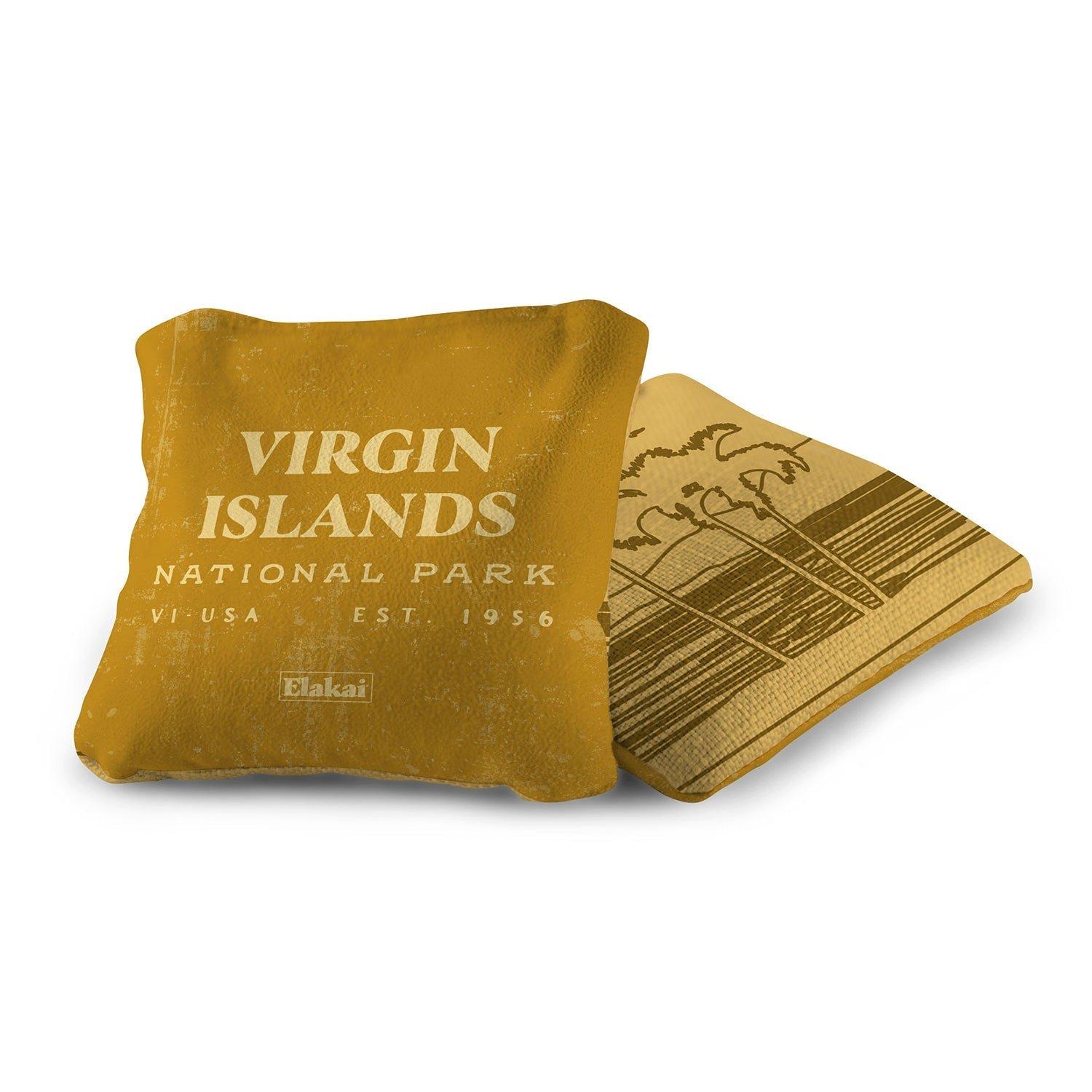 Dual-Sided Cornhole Bags | Virgin Islands Gold image number 3