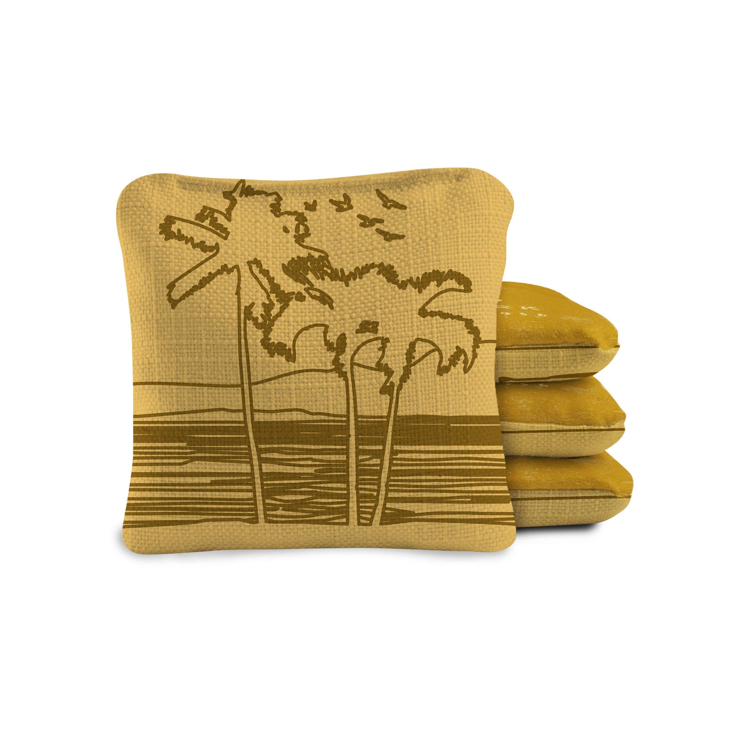 Dual-Sided Cornhole Bags | Virgin Islands Gold image number 1