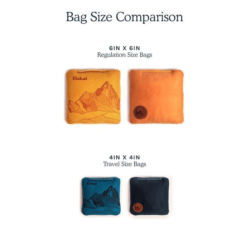 Mount Elakai Cornhole Bags | Blue image number 4