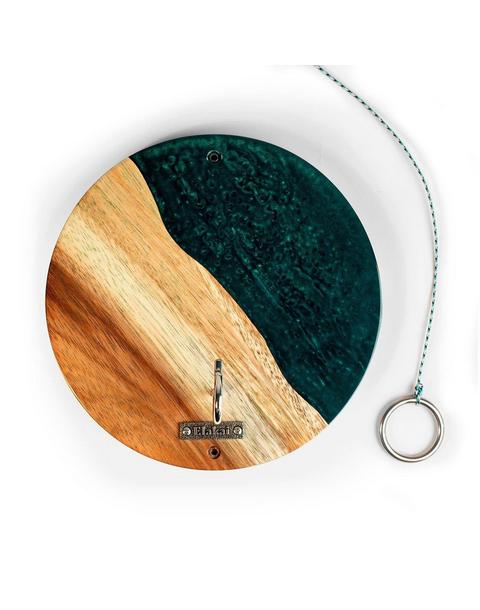 One of a Kind Wood Hook and Ring Toss Game | Green Pearl