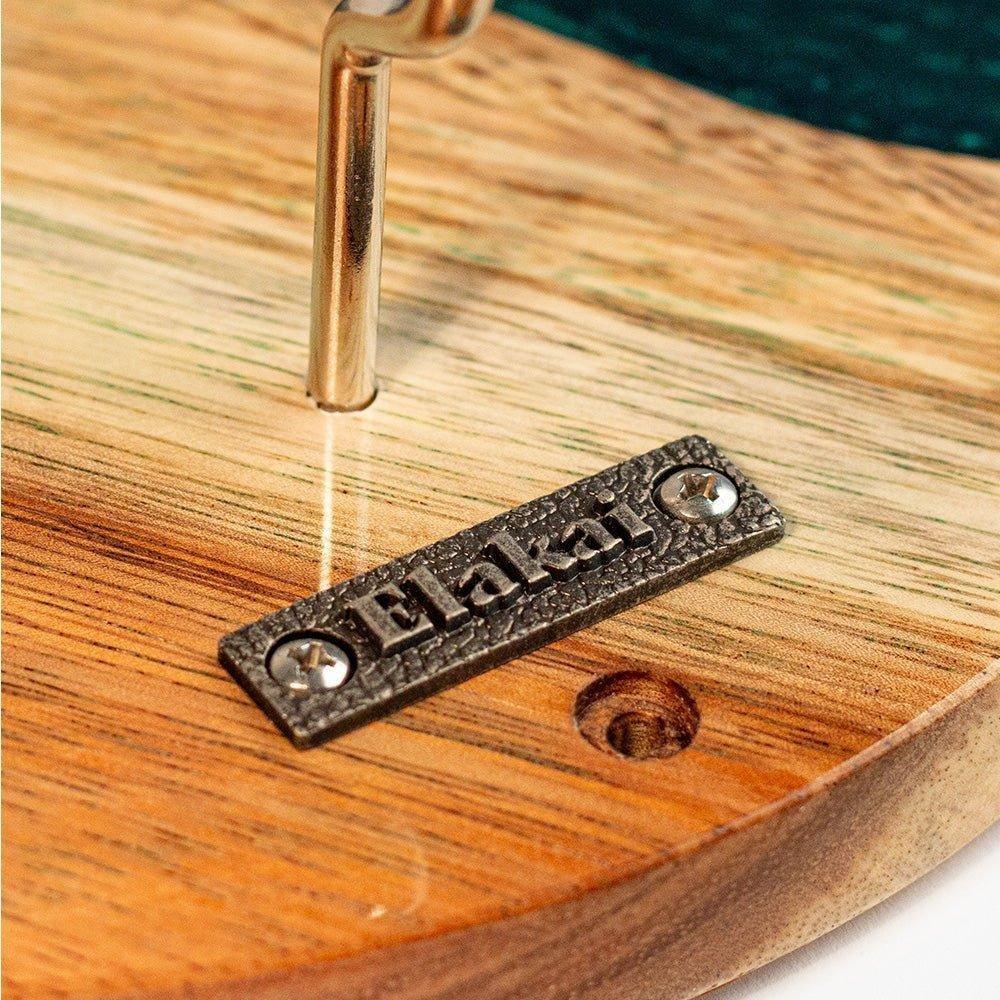 One of a Kind Wood Hook and Ring Toss Game | Green Pearl image number 4