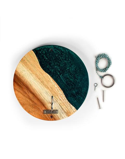 One of a Kind Wood Hook and Ring Toss Game | Green Pearl