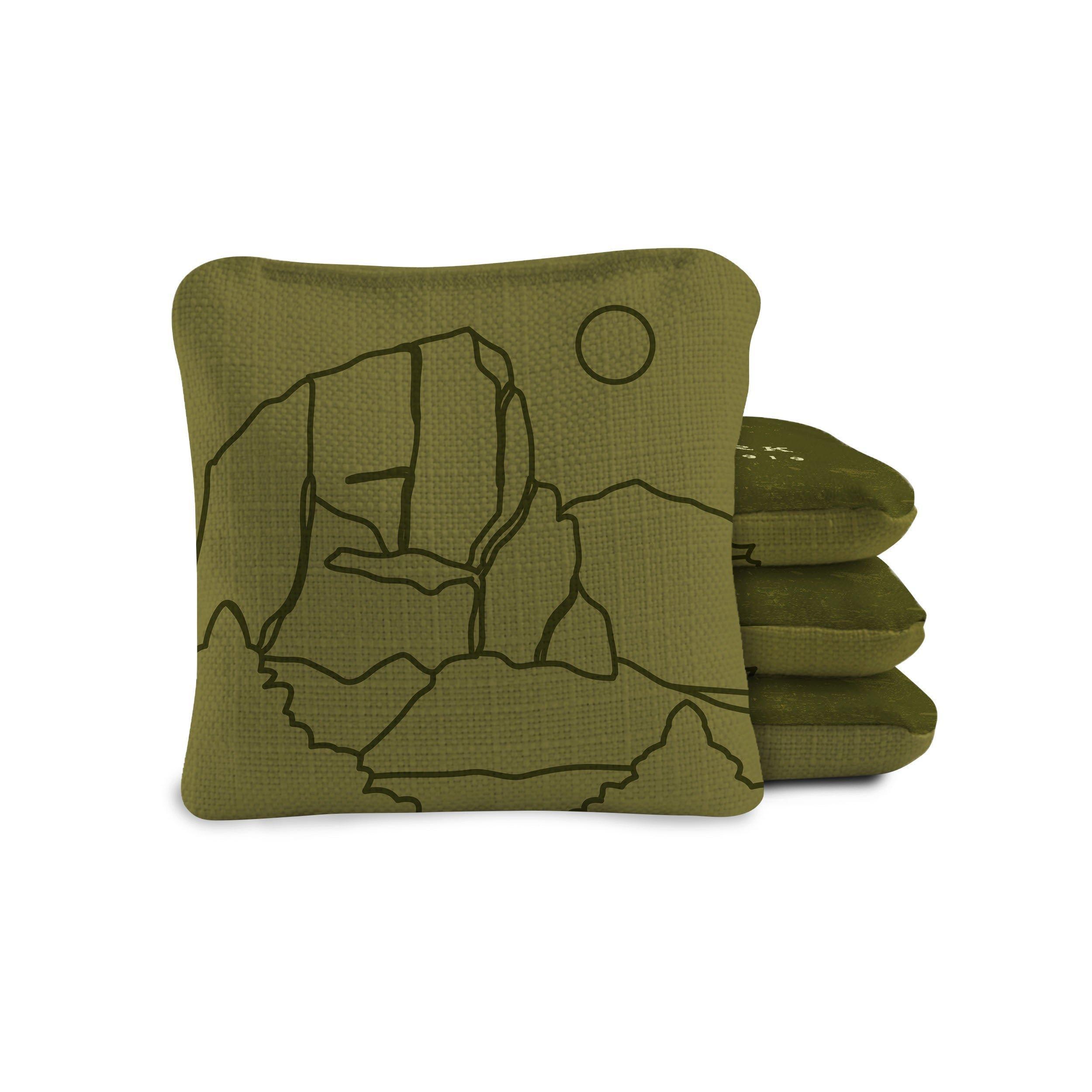 Dual-Sided Cornhole Bags | Zion Olive image number 1
