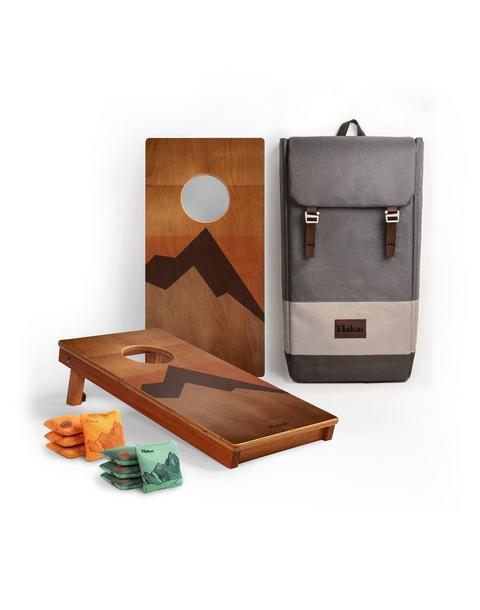 Travel Cornhole Set 1ft x 2ft | Modern Angle