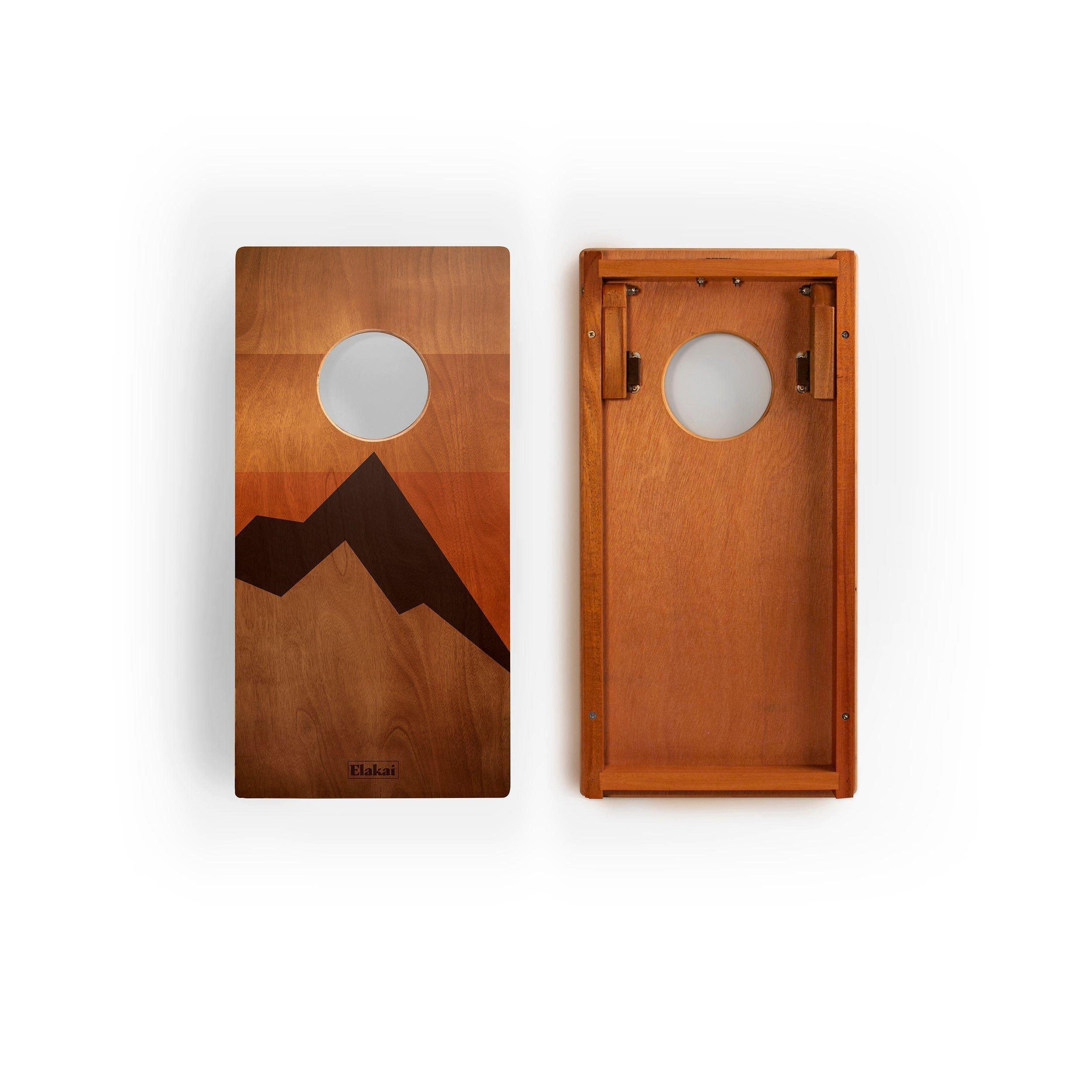Travel Cornhole Set 1ft x 2ft | Modern Angle image number 1