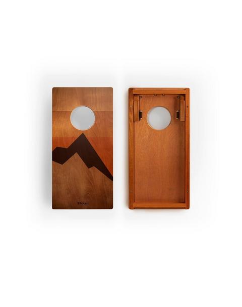 Travel Cornhole Set 1ft x 2ft | Modern Angle