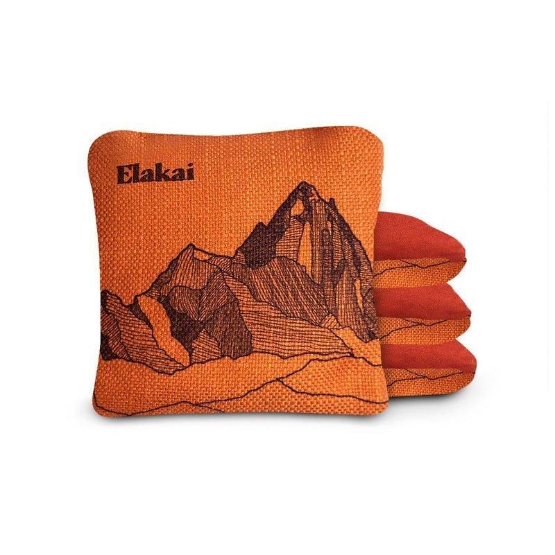 Mount Elakai Cornhole Bags | Orange