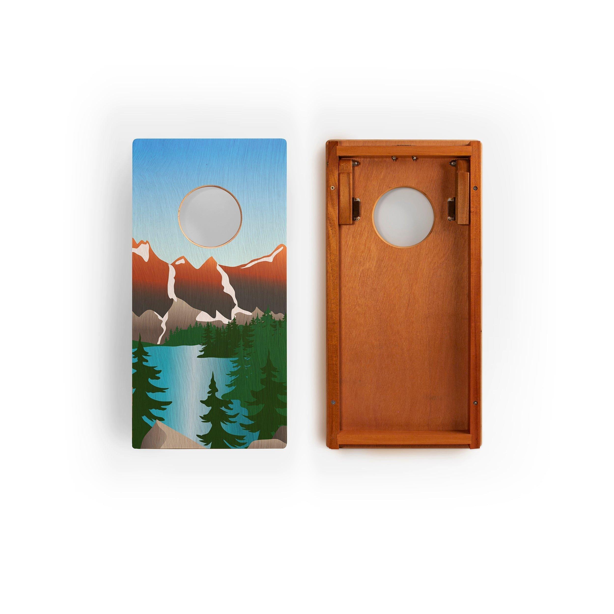 Travel Cornhole Set 1ft x 2ft | Rocky Mountain image number 1