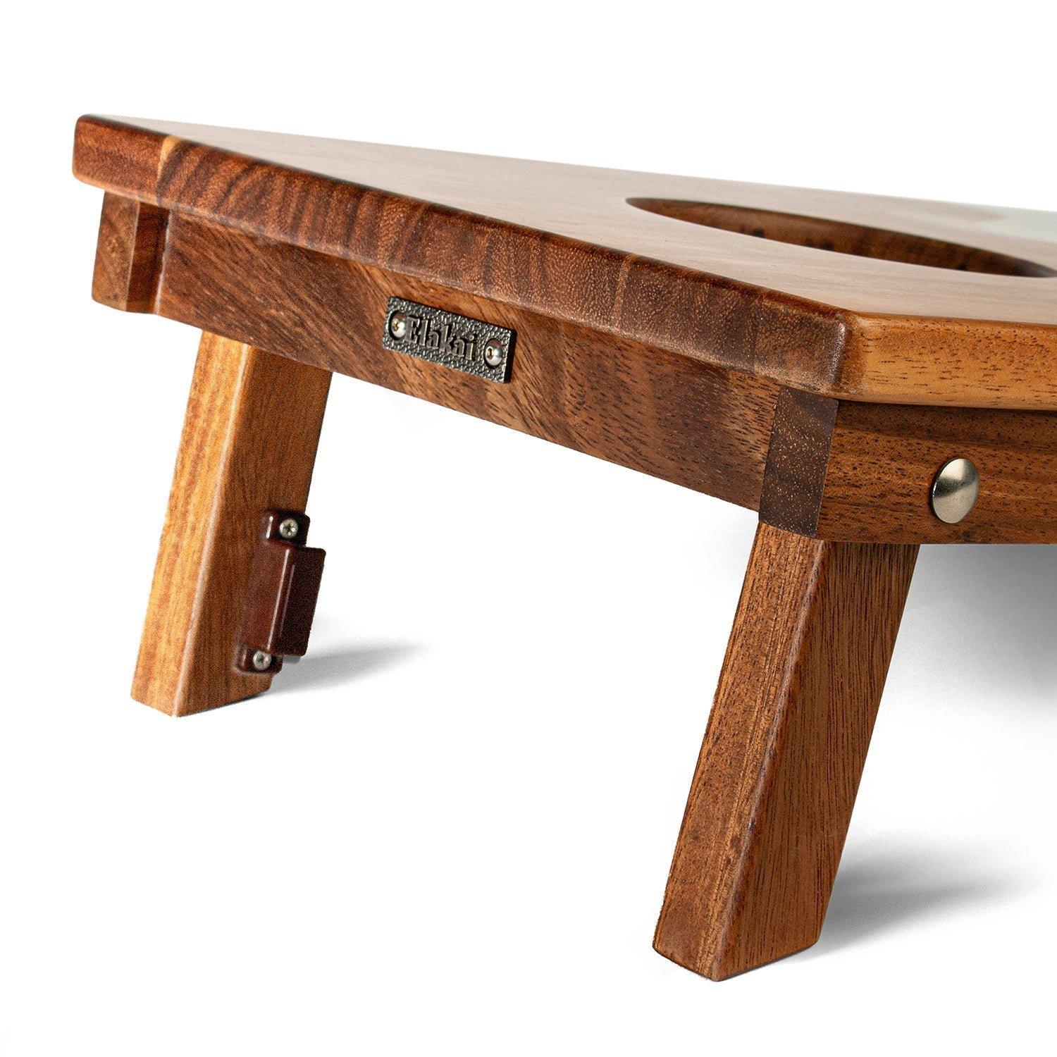 Travel Cornhole Set 1ft x 2ft | Mountain - Blue image number 3