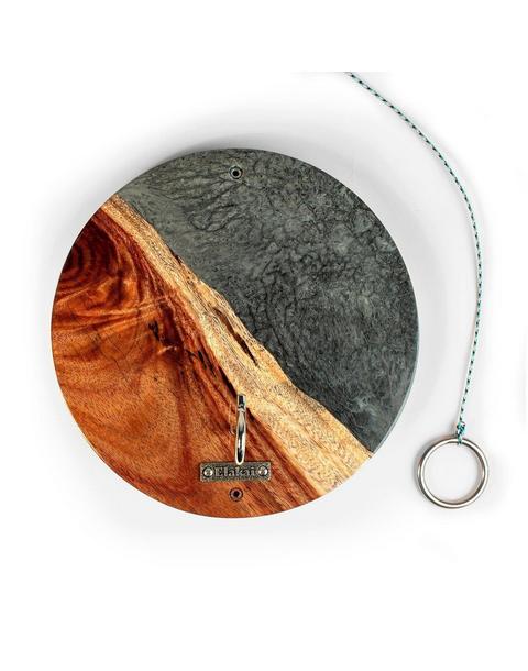 One of a Kind Wood Hook and Ring Toss Game | Gray Stone