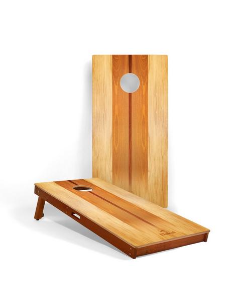 Classic Cornhole Set 2ft x 4ft | Natural Surf Beach - Woody