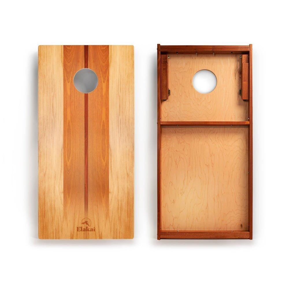 Classic Cornhole Set 2ft x 4ft | Natural Surf Beach - Woody image number 1