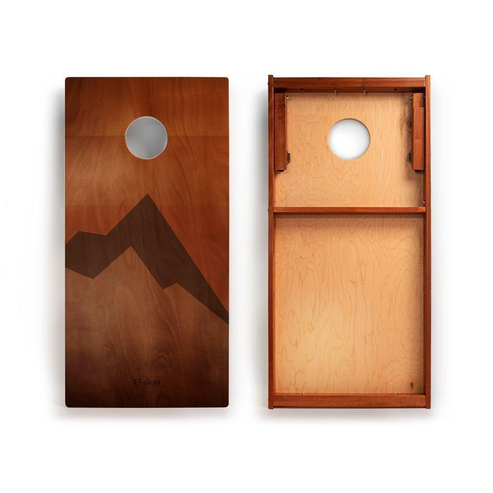 Classic Cornhole Set 2ft x 4ft | Modern Angle - Retro Elakai image number 1
