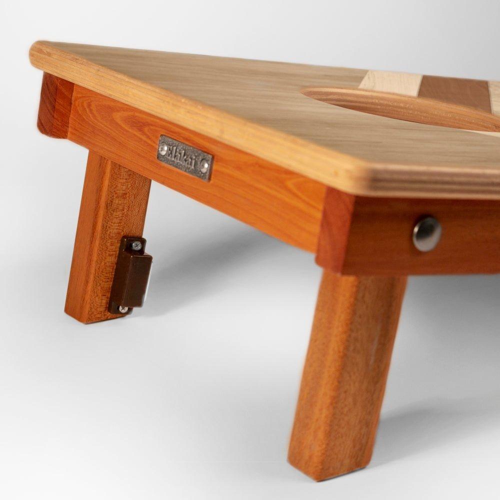 Travel Cornhole Set 1ft x 2ft | Modern Angle - Terra Chevron image number 2