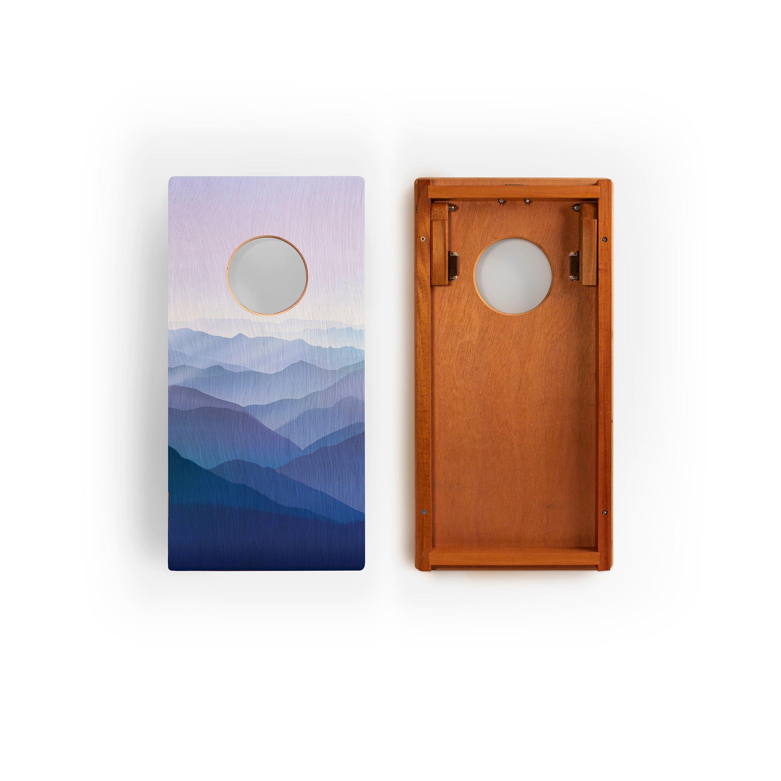 Travel Cornhole Set 1ft x 2ft | Great Smoky Mountains image number 1