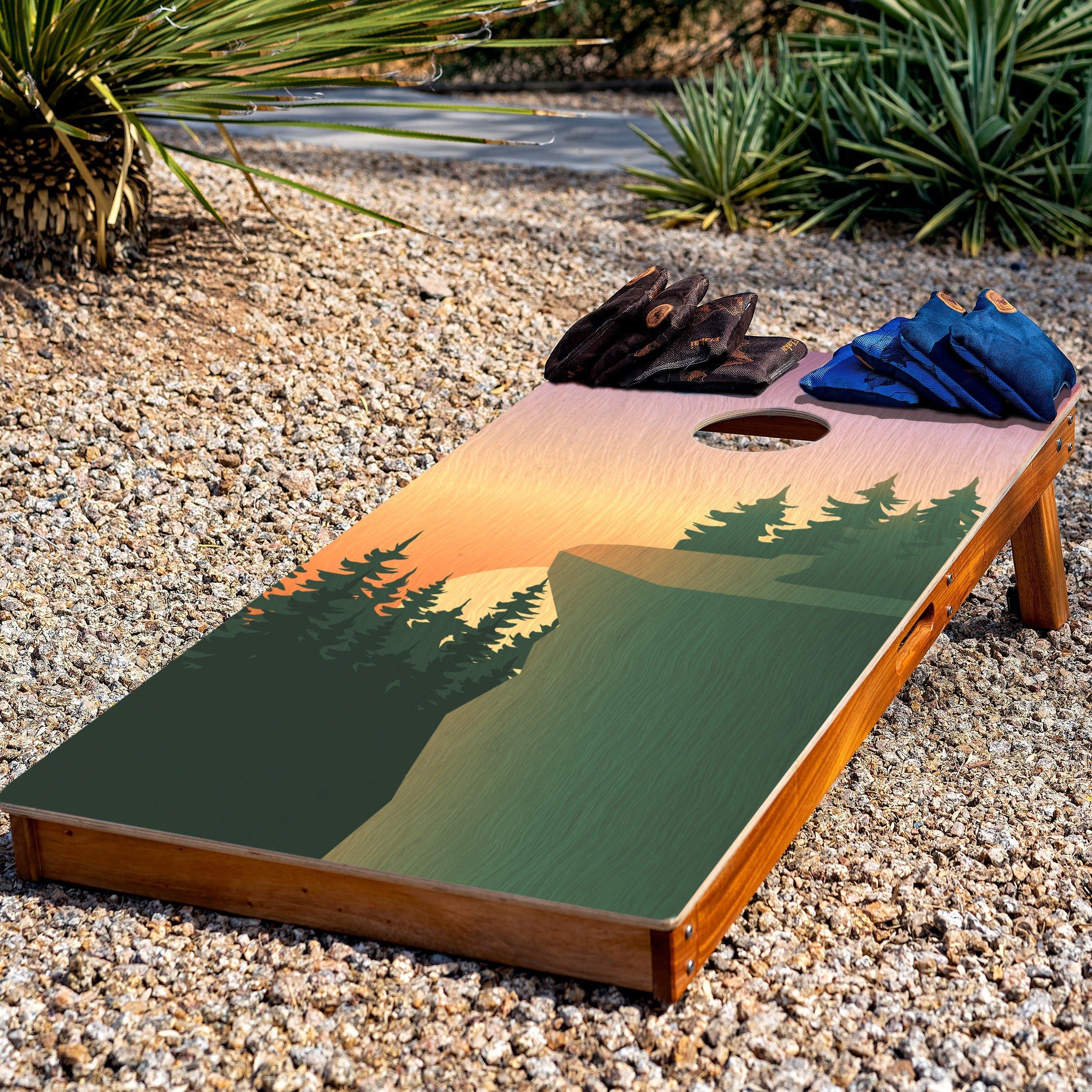 Classic Cornhole Set 2ft x 4ft | Cliff View image number 2
