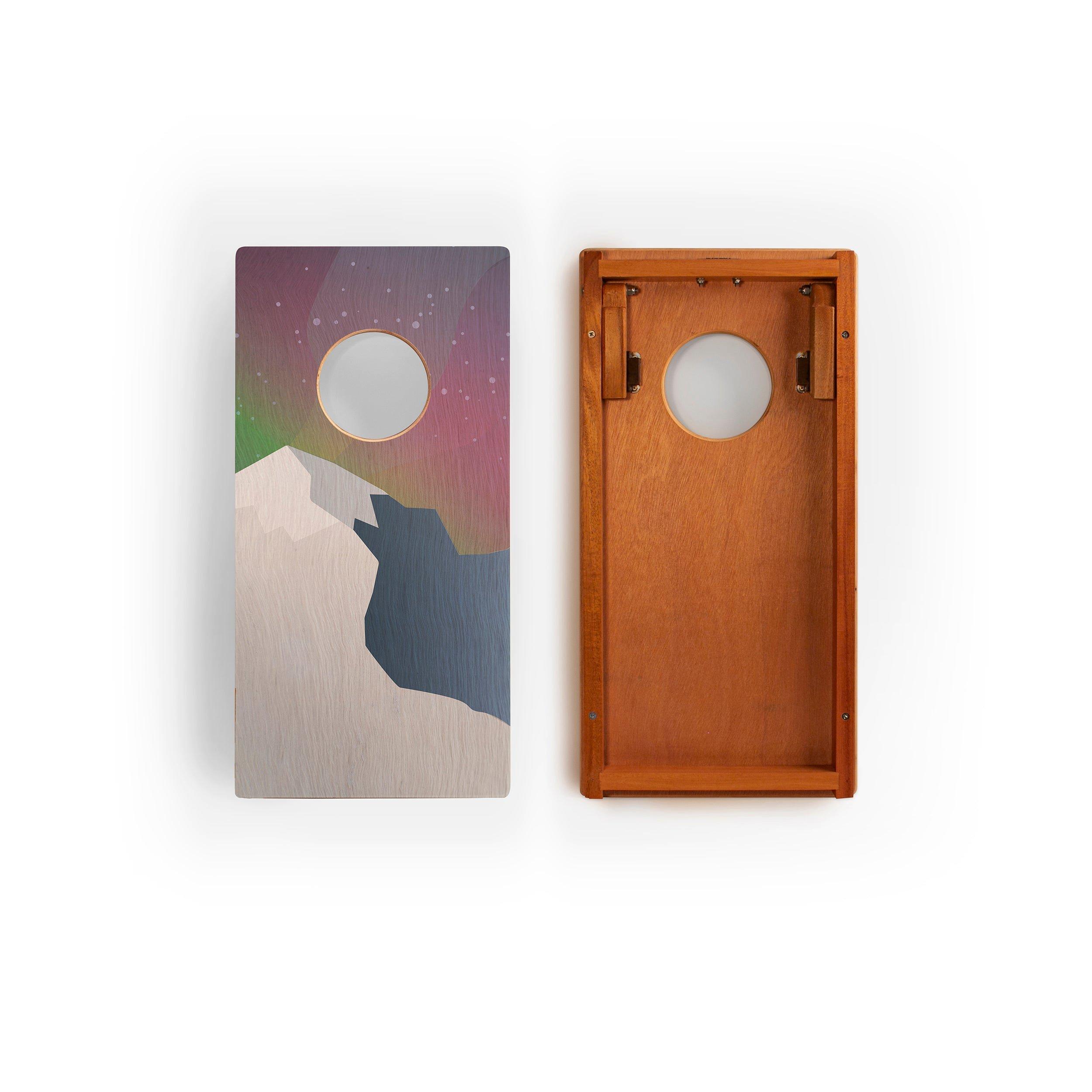Travel Cornhole Set 1ft x 2ft | Aurora image number 1
