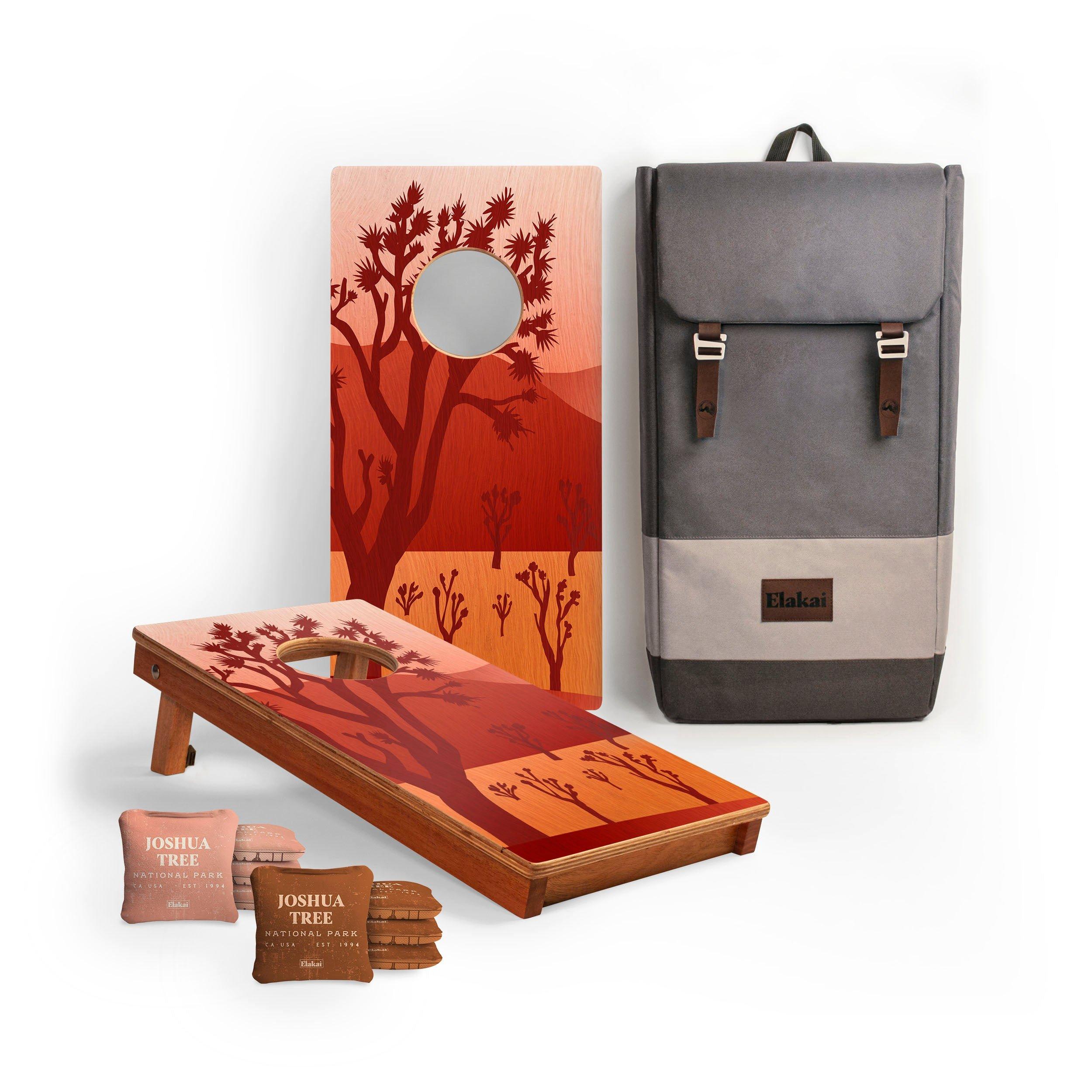 Travel Cornhole Set 1ft x 2ft | Joshua Tree