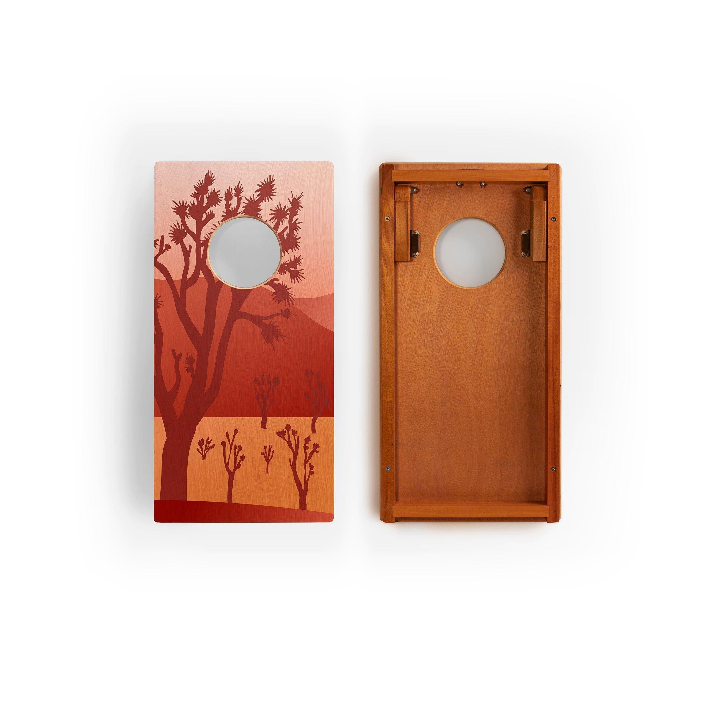 Travel Cornhole Set 1ft x 2ft | Joshua Tree image number 1