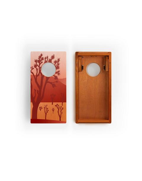 Travel Cornhole Set 1ft x 2ft | Joshua Tree