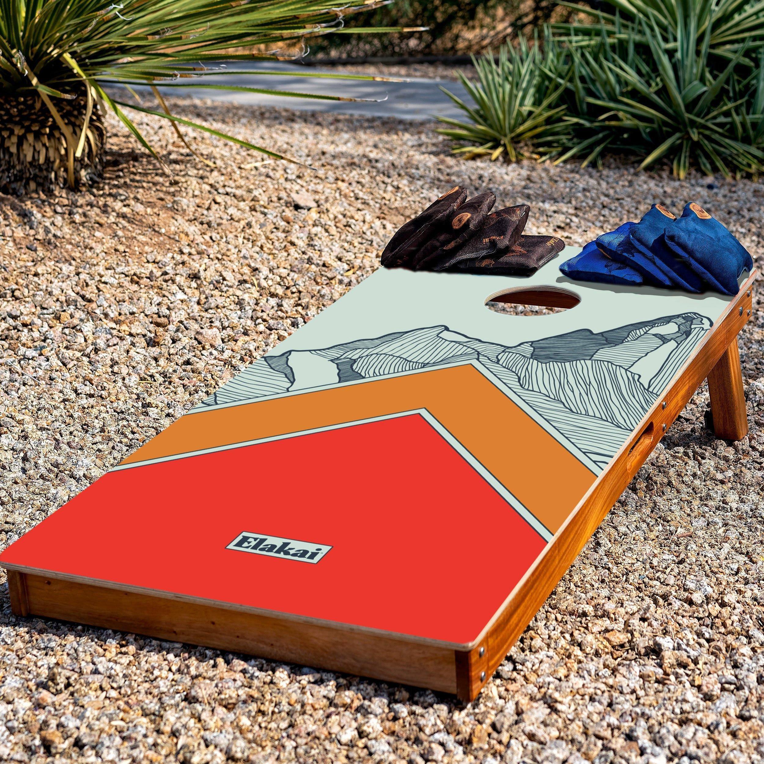 Classic Cornhole Set 2ft x 4ft | Modern Angle - Mount Elakai image number 2