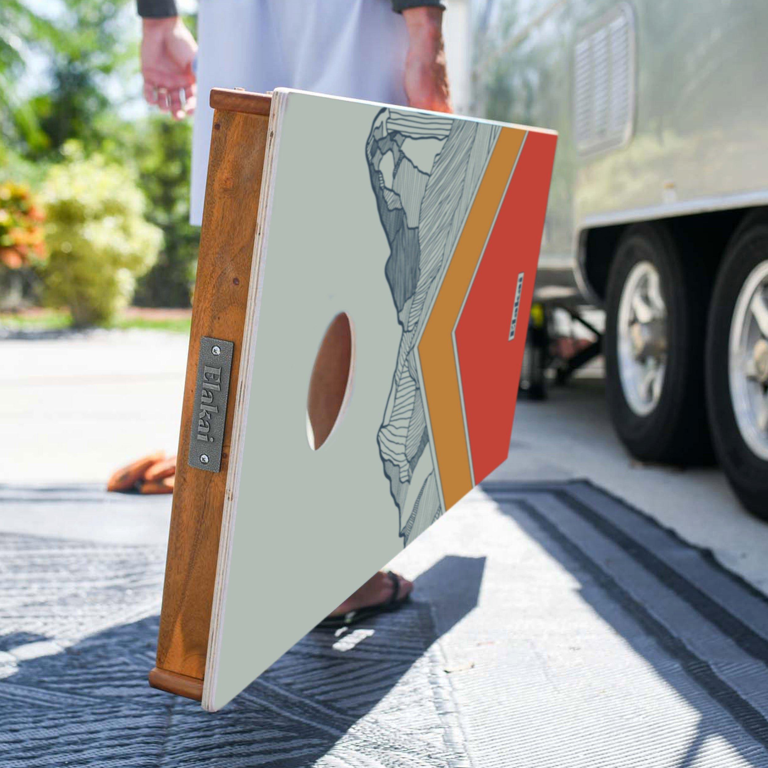 Classic Cornhole Set 2ft x 4ft | Modern Angle - Mount Elakai image number 3