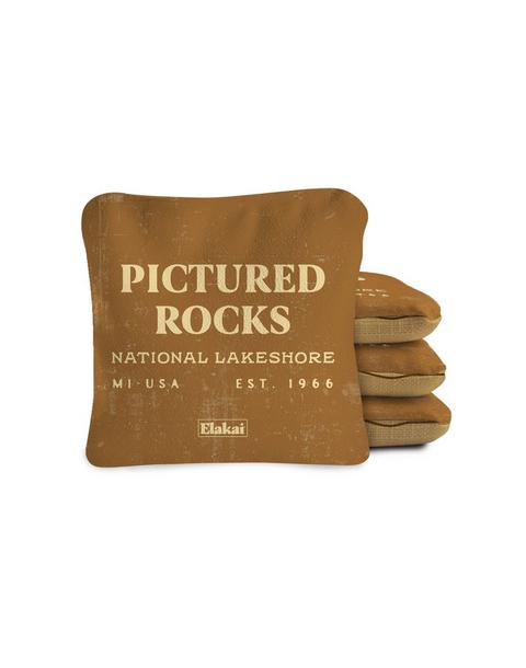 Dual-Sided Cornhole Bags | Pictured Rocks Tan