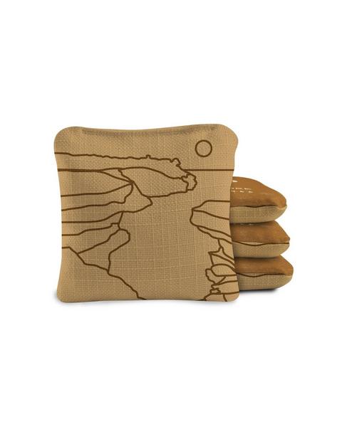 Dual-Sided Cornhole Bags | Pictured Rocks Tan
