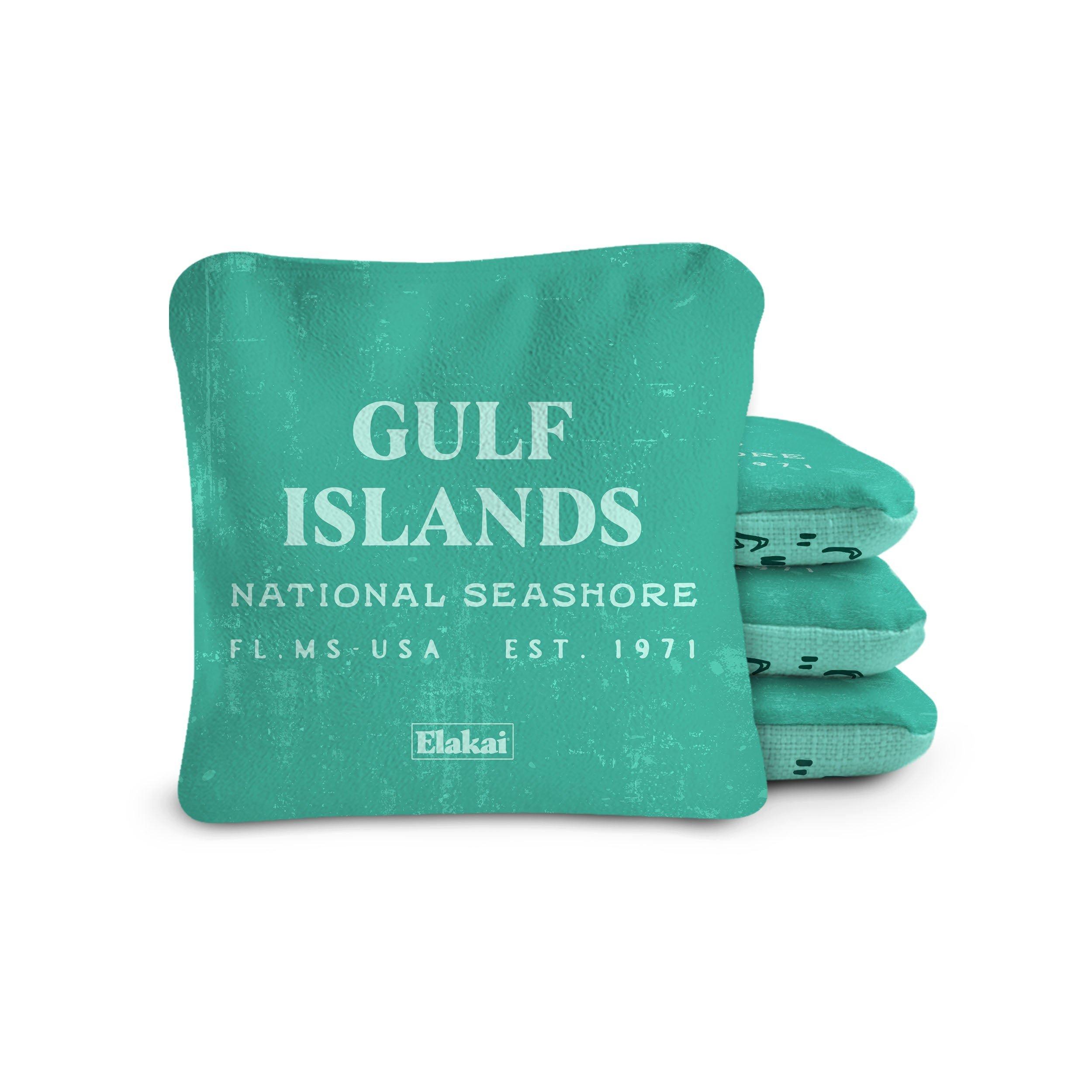 Dual-Sided Cornhole Bags | Gulf Islands Shore Turquoise