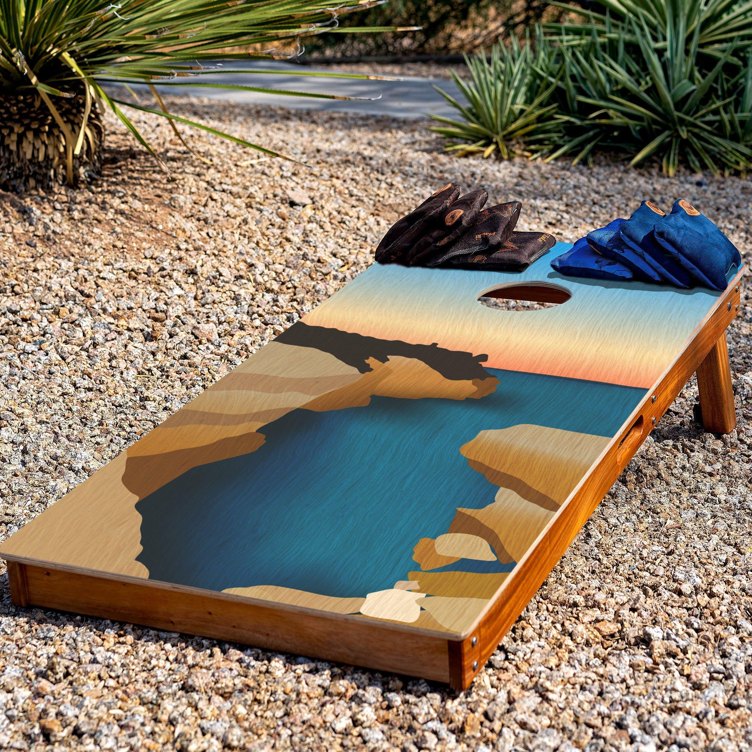 Classic Cornhole Set 2ft x 4ft | Pictured Rocks image number 2