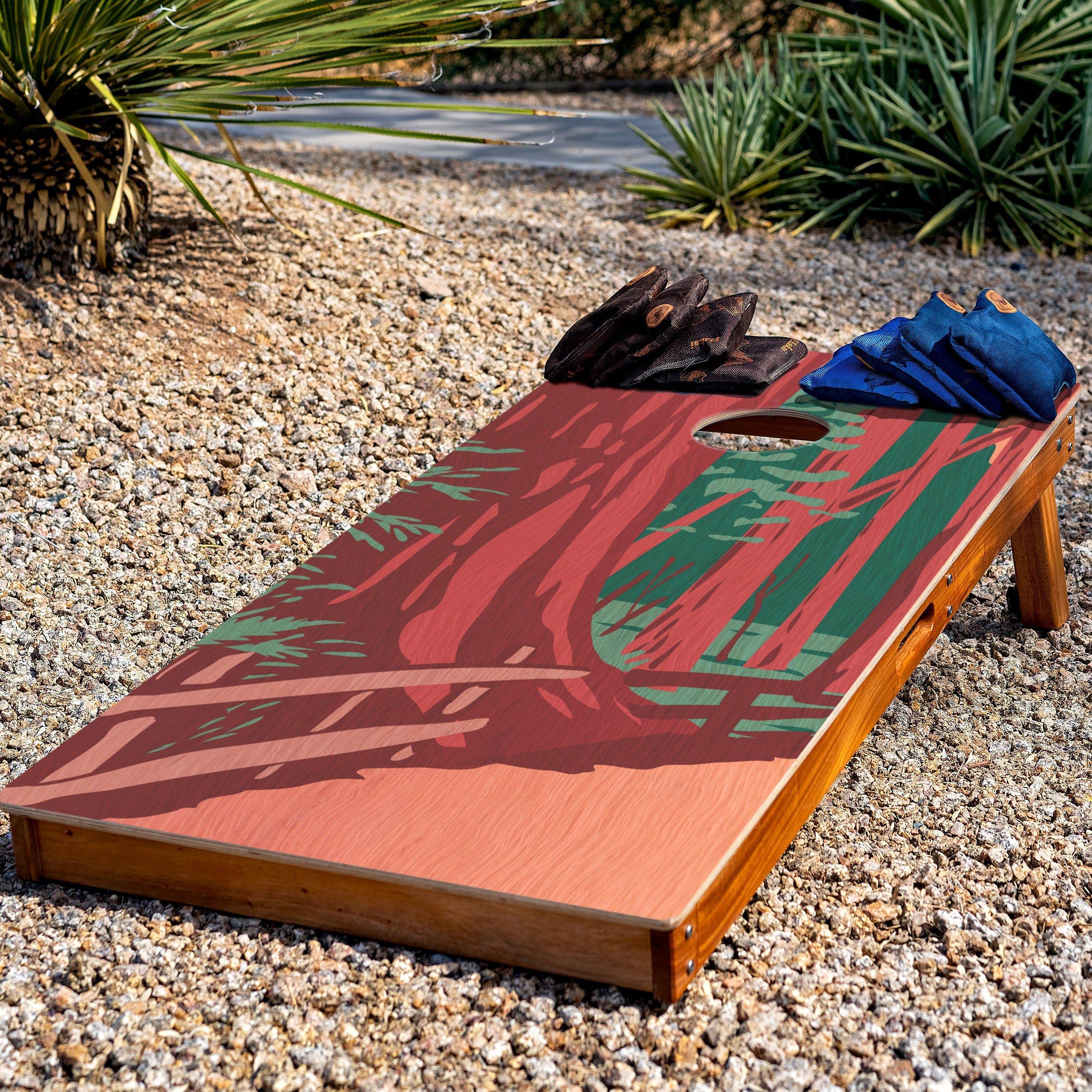 Classic Cornhole Set 2ft x 4ft | Redwoods image number 2