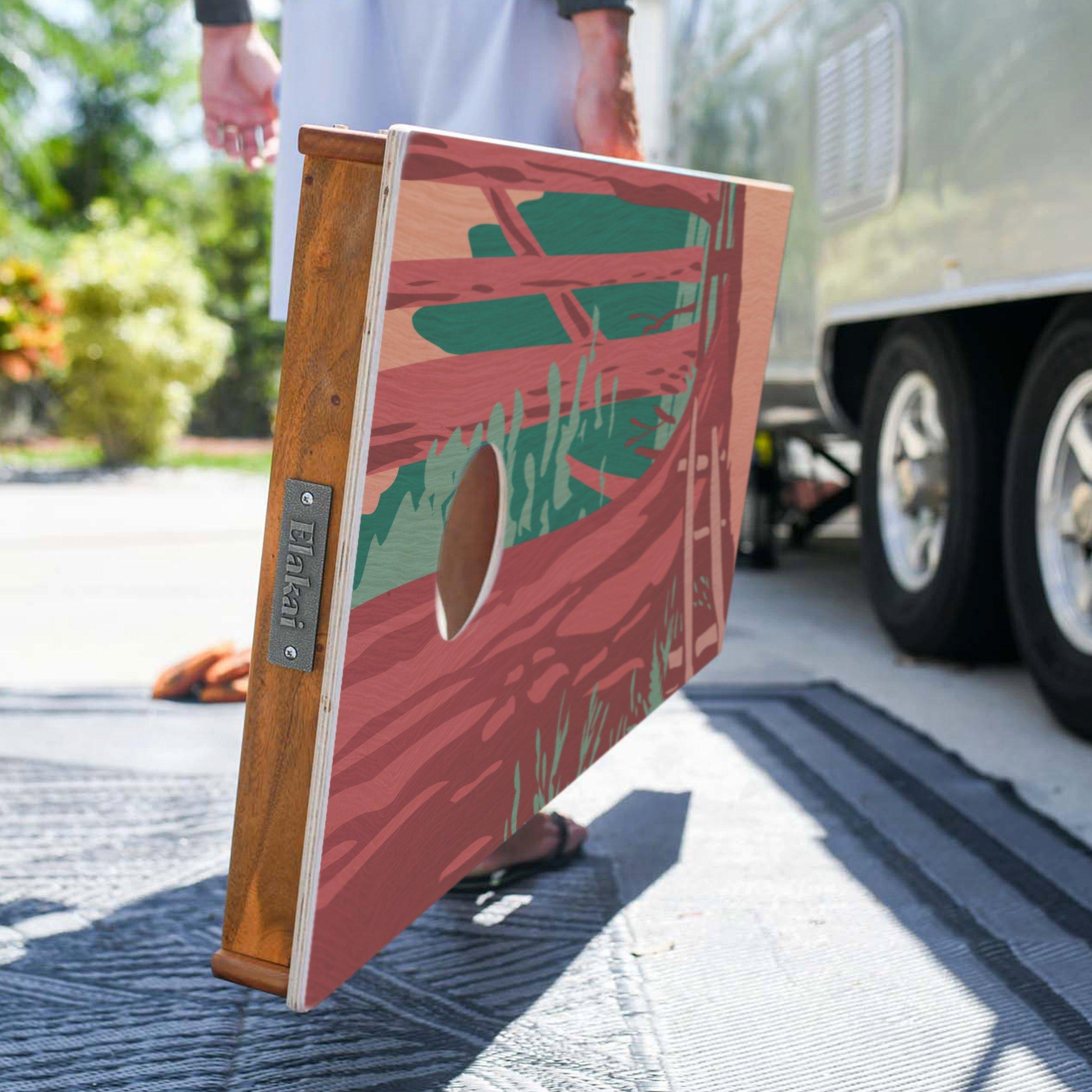 Classic Cornhole Set 2ft x 4ft | Redwoods image number 3