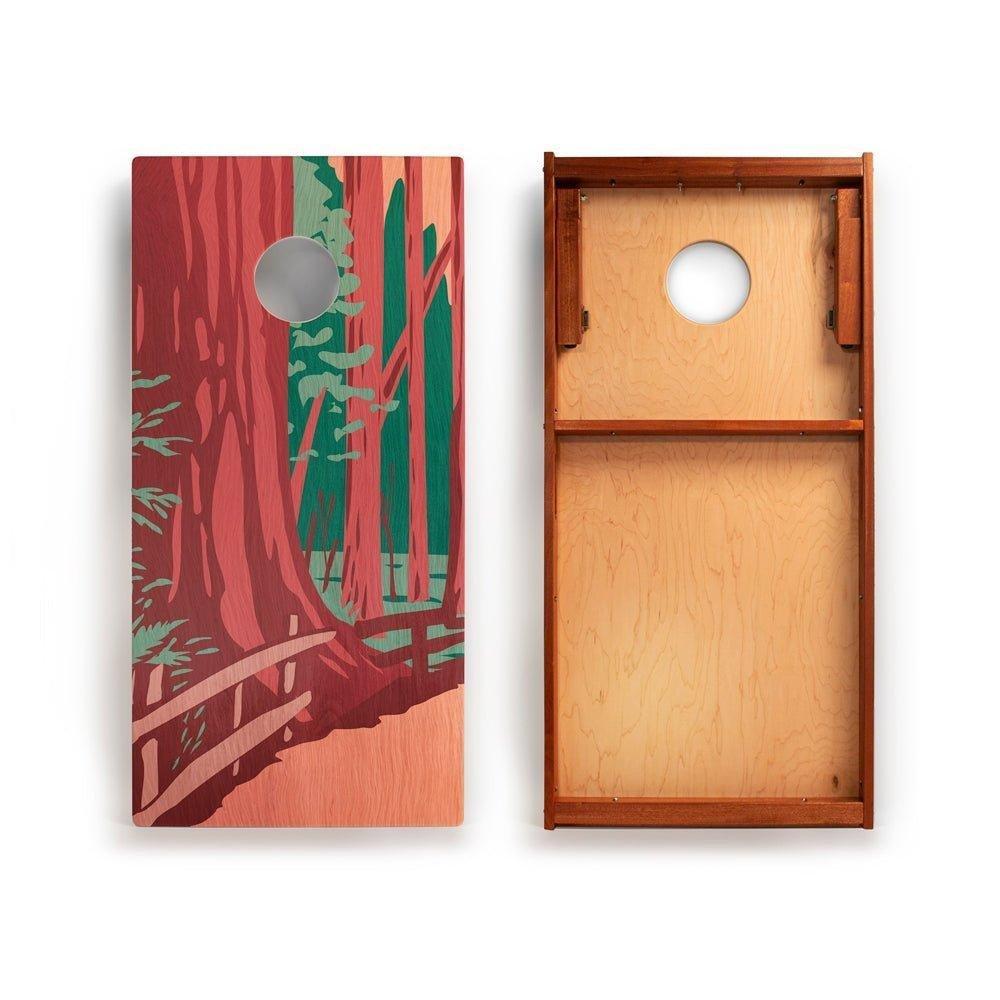 Classic Cornhole Set 2ft x 4ft | Redwoods image number 1