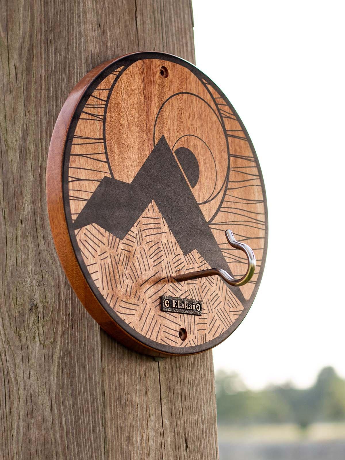 Mount Elakai Mahogany Hook and Ring Toss Game image number 3