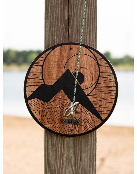 Mount Elakai Mahogany Hook and Ring Toss Game